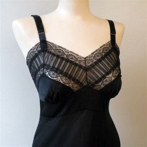 50s 60s after midnight full slip 34 pretty sweet vintage