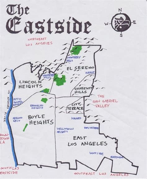 East Los Angeles Map
