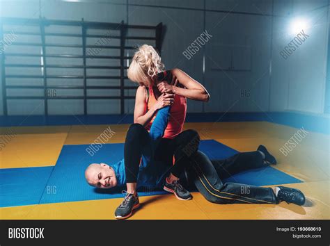 Woman Fights Man Self Image And Photo Free Trial Bigstock