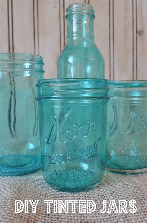My Best Friends Blog Diy Tinted Jars