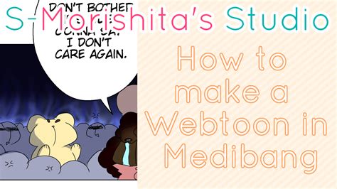 How To Make A Webtoon In Medibang S Morishita Studio