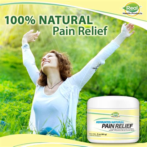 Natural Pain Relief Cream Relieves Muscle Joint Knee And Back Pain