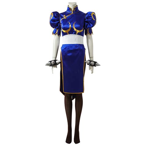 Street Fighter V Cosplay Chun Li Costume Hot Game Outfit Fancy Dress