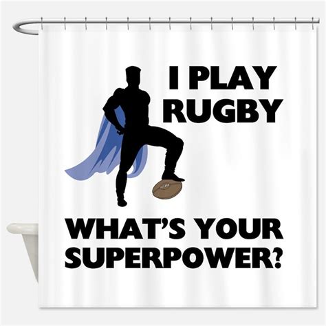 Rugby Shower Curtains Rugby Fabric Shower Curtain Liner