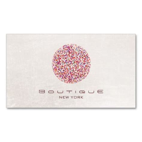 Your business website or business facebook page. Colorful Glitter Fashion Boutique Groupon Business Card ...