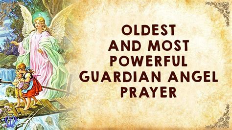 Do You Know The Oldest And Most Powerful Guardian Angel Prayer Guardian Angels Prayer