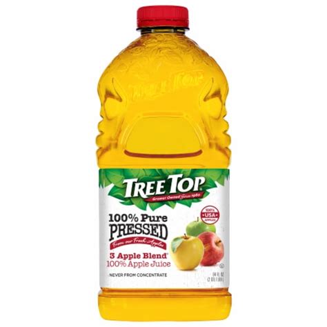 Tree Top Pure Pressed 3 Apple Blend 100 Apple Juice 64 Fl Oz Marianos