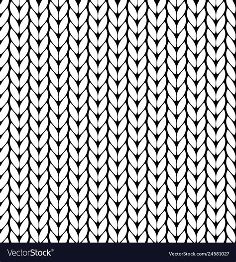 Knitting Pattern Texture Seamless Royalty Free Vector Image Free