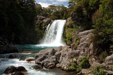 Waterfall New Zealand Wallpaper Nature And Landscape