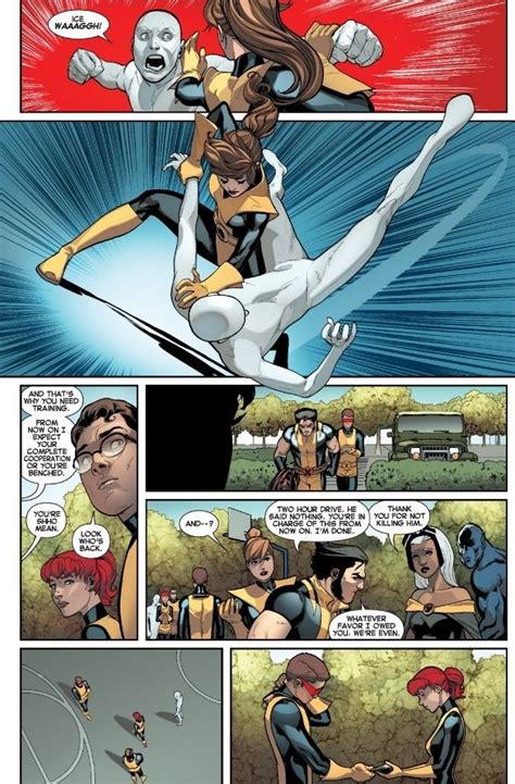 Kitty Schools Young Bobby Marvels All New X Men 7 By Bendis And Marquez