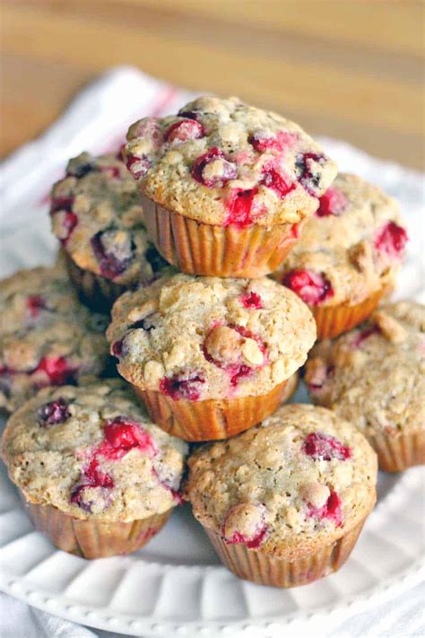 Stir together flour, baking powder and salt in a separate medium mixing bowl. Whole Wheat Cranberry Ginger Pecan Muffins