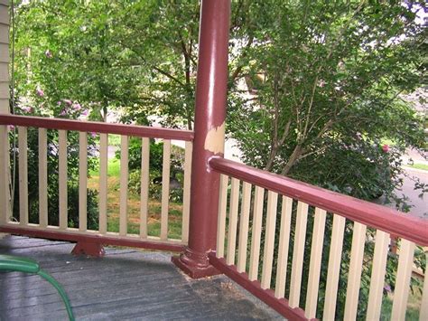 Balusters come in 1.25 and 1.5 square sizes and a turned baluster option. Porch Railing Height, Building code vs curb appeal