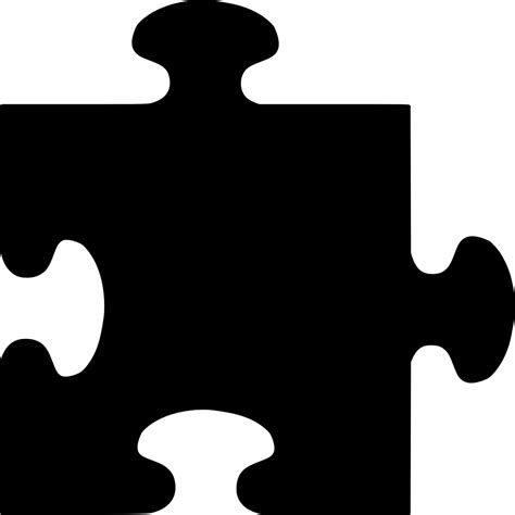 64,000+ vectors, stock photos & psd files. SVG > blank puzzle piece - Free SVG Image & Icon. | SVG Silh