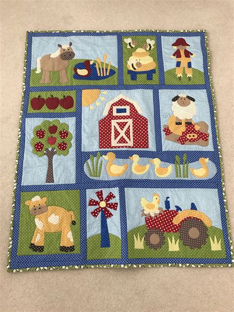 Appliqué And Quilted By Geeta Lloyd Pattern From On The Farm By