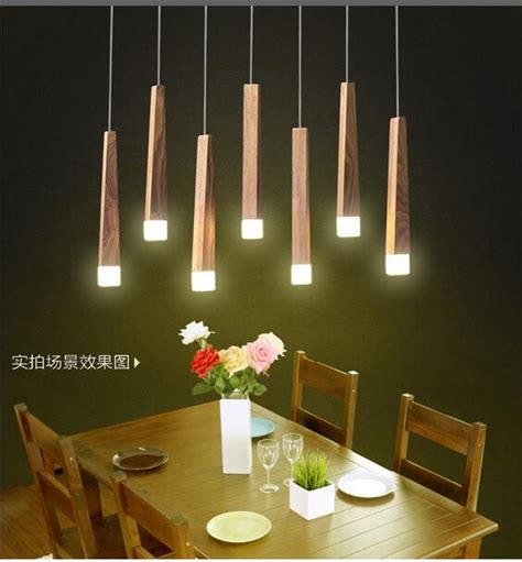 Loft American Country Style Pendant Light Wood Pendant Lamp Modern Home Fixtures Best For Parlor