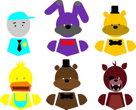 Fnaf Vector Graphic Characters By Orderly Lemon Five Nights At Freddy S X Png