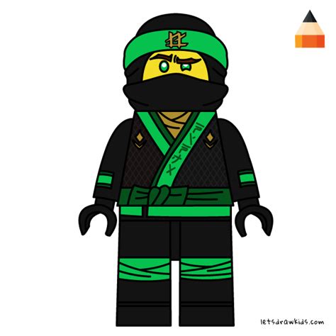 How To Draw Ninja Lloyd Step By Step Video Animation Lego Ninjago Movie Lego Marvel Ninjago