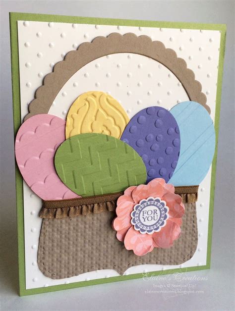 Elaines Creations Search Results For Easter Basket Easter Cards