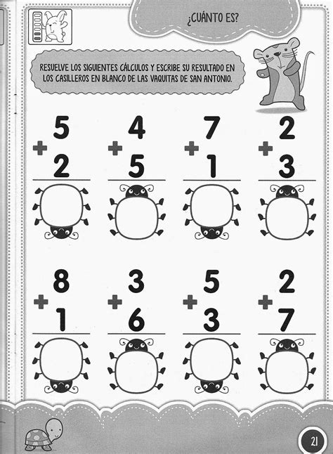 Cuaderno Pasito A Pasito Suma Y Resta 1st Grade Worksheets