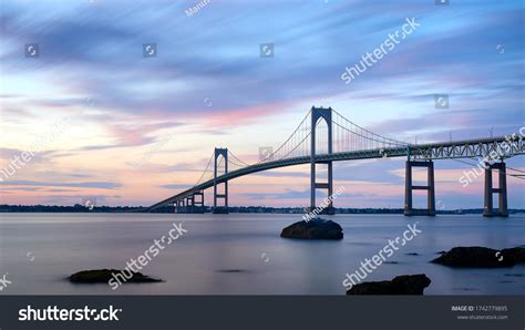 Claiborne Pell Newport Bridge Sunrise Stock Photo 1742779895 Shutterstock