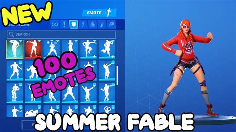Fortnite Summer Fable With All Top Fortnite Dances And Emotes Youtube