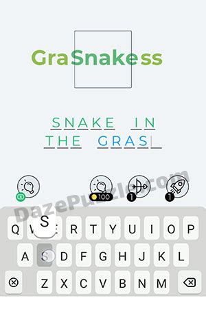 Dingbats is available on iphone, ipad, and android devices! Dingbats Level 28 (Gra Snake ss) Answer - 2021@Answers