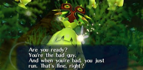 Carnival, theatrical, sports, professional, protective, military, medical, cosmetic and even emotional mask. Villain Quote of the Day | Hyrule Hellions Entry #1: Majora's Mask