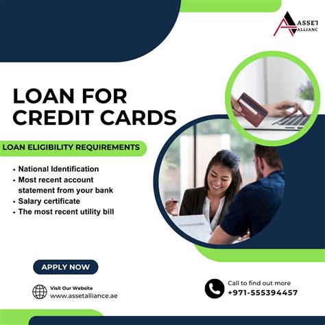Loan For Credit Cards Loan For Credit Cards By Assetalliance Ae