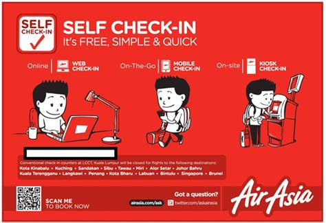 Airasia starts self check in for all at klia2 economy traveller. Air Asia Self Check-In Print Bag Tag Sendiri Tiada Lagi ...