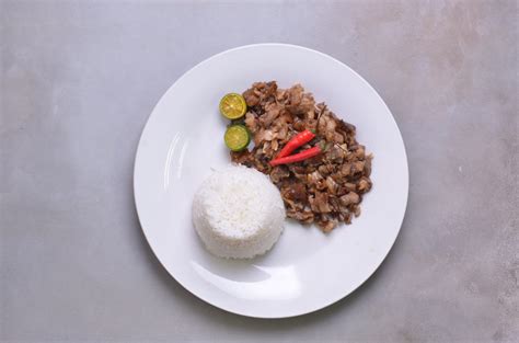 Lechon Sisig With Rice Milas Lechon Philippines