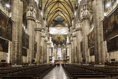 Lintérieur Du Duomo De Milan Photo Et Image Architecture