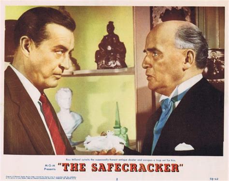THE SAFECRACKER Lobby Card 2 1958 Ray Milland - Moviemem Original Movie ...