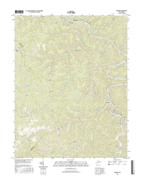 Mytopo Ranger West Virginia Usgs Quad Topo Map