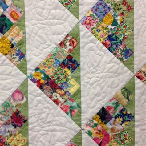 Hst Quilt With 1 Inch Squares Free Motion Quilting Patterns Patch