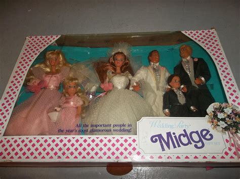 Buy Barbie Wedding Party Midge Gift Set W Dolls Barbie Ken Midge Allen Kelly Todd