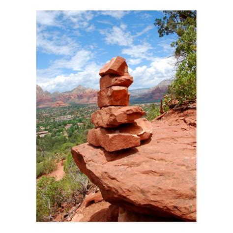 Sedona Stacked Red Rocks Post Card