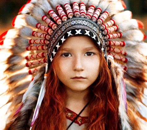 selective focus photography of girl wearing native american headdress hd wallpaper wallpaper flare