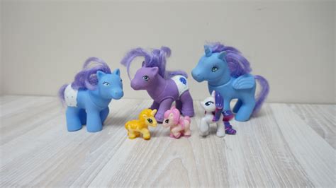 6 My Little Pony Purple And Blue Hair Doll With Diapers Kid
