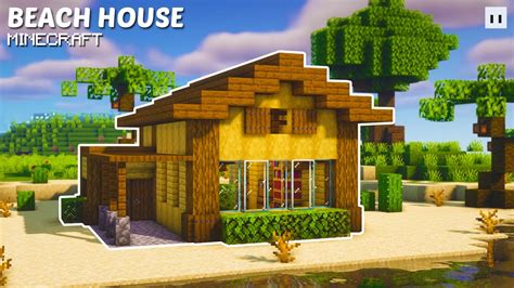 Minecraft How To Build A Beach House Small And Simple Survival House