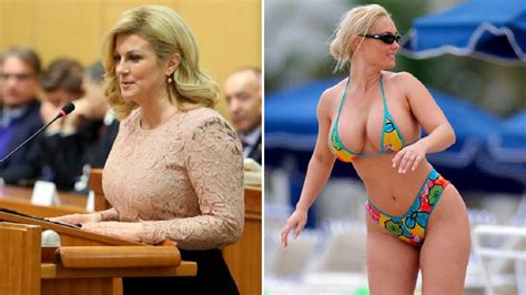 Sexiest Hottest Croatian President Kolinda Grabar Kitarovic Live