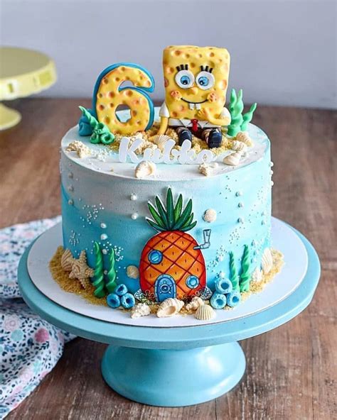 15 cool and quirky spongebob cake ideas and designs in 2021 spongebob cake spongebob birthday