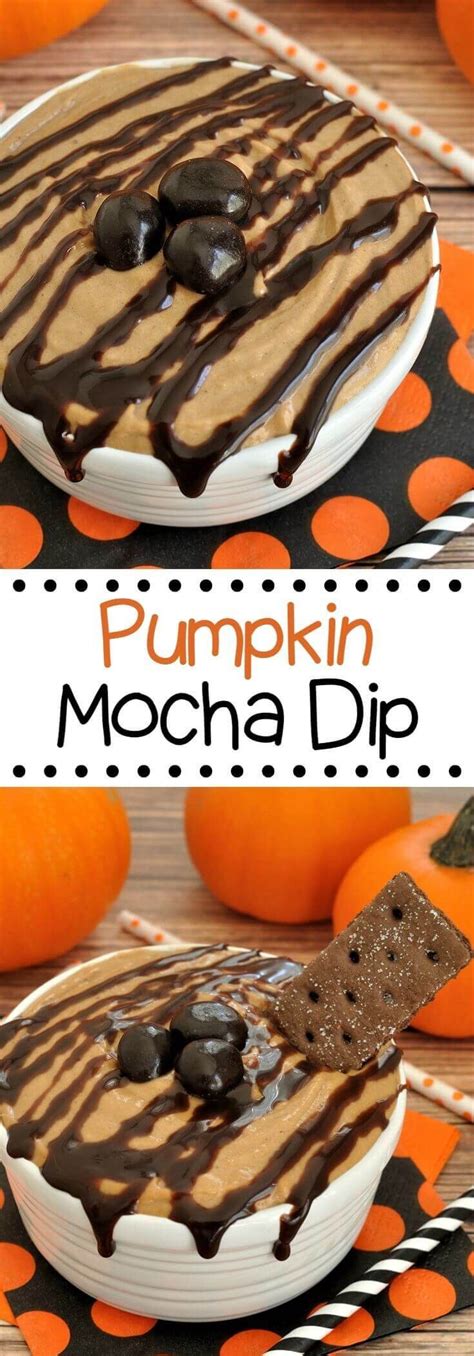 Pumpkin Mocha Dip Is A Perfect Fall Cream Cheese Dip Recipe For Pumpkin