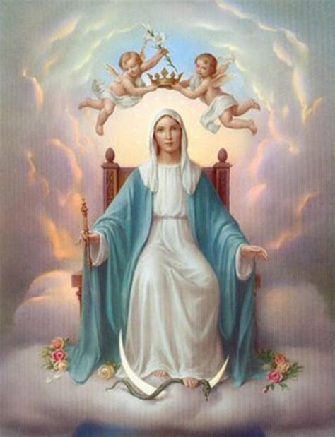 Maria Reina Santisima Virgen Virgen Mar A Sant Sima Virgen Mar A
