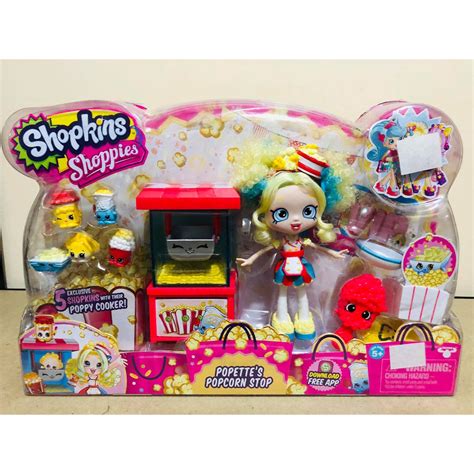 Shopkins Shoppies Popettes Popcorn Stand Large Box Shopee Philippines