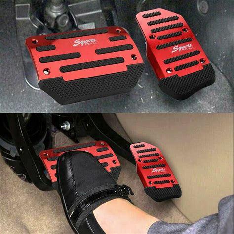 Non-Slip Automatic Gas Brake Foot Pedal Pad Cover 2pcs Universal - Dash Safe