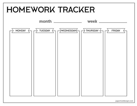 Student Planner Template Free Organize Your Daily Or Weekly Study