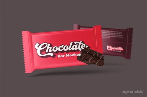 Premium Psd Chocolate Bar Packaging Mockup