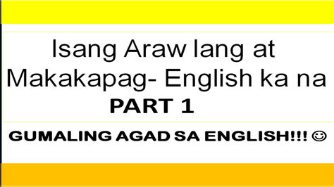 Makapag Tapos Ng Pag Aaral In English