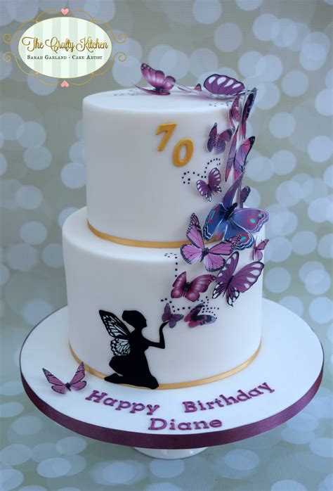 Butterflies And Fairies Birthday Cake Cupcake Birthday Cake