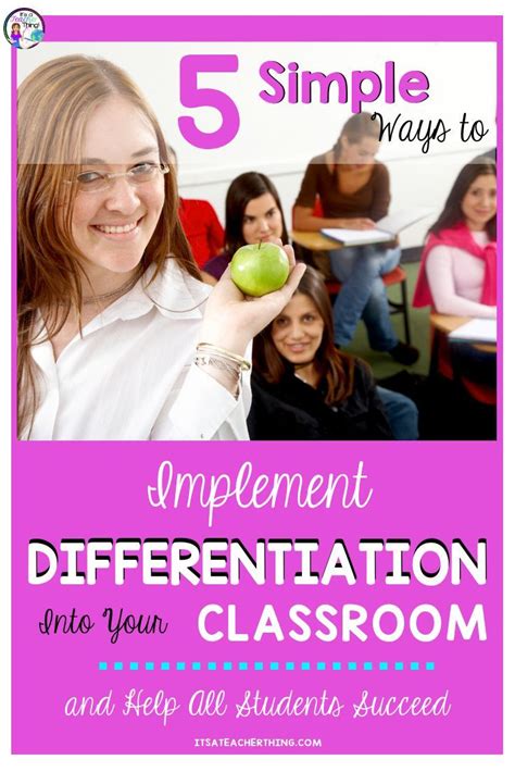 5 Easy Ways Implement Differentiation Into Your Classroom Its A